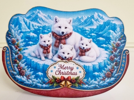 Arctic Sea Animals Rocker Card-K5 by Pam Stubley