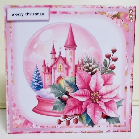 Pink   Snowglobe  Mini Kit by Pam Stubley