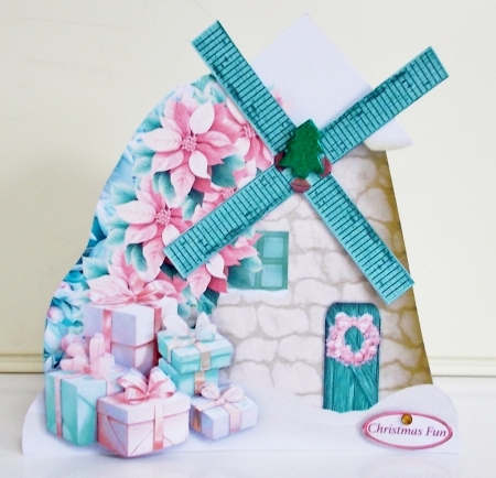 Christmas Gifts - Windmill Card Mini Kit by Pam Stubley