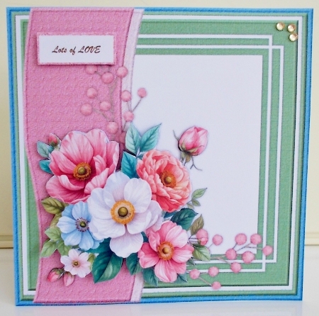 7X7  Summer Flowers Mini Kit by Pam Stubley