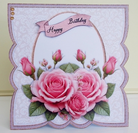 Classic Topper   Edwardian  Roses  Mini Kit by Pam Stubley