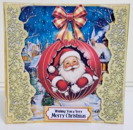 Peeking Cute Christmas 6 6x6 by Pam Stubley