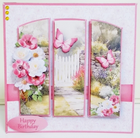 Country Garden - Panel Card Mini Kit by Pam Stubley