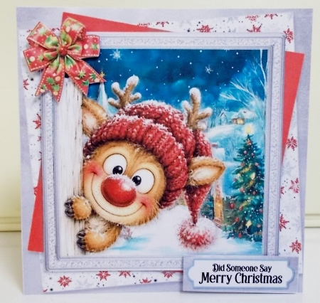 Peek a Boo Christmas 3 6x6 by Pam Stubley