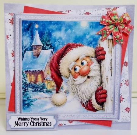 Peek a Boo Christmas 4 6x6 by Pam Stubley