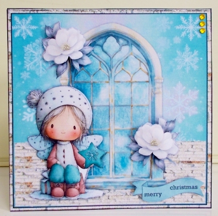 Christmas  Angel  Mini  Kit by Pam Stubley