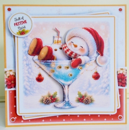 Cocktail Snowman Mini Kit by Pam Stubley