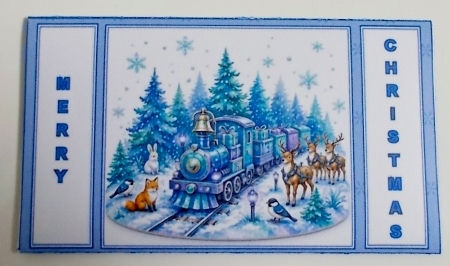Festive express scalloped edged money wallet. by Pam Stubley