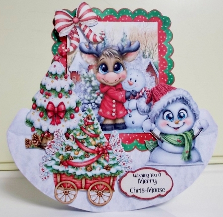 Frosty Christmas 3 Rocker by Pam Stubley
