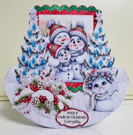Frosty Christmas 6 Rocker by Pam Stubley