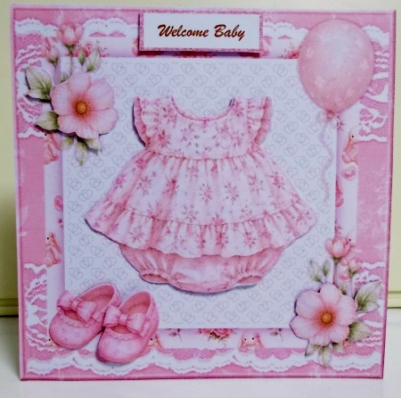 New baby Girl  Mini Kit by Pam Stubley