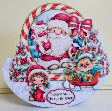 Frosty Christmas 7 Rocker by Pam Stubley