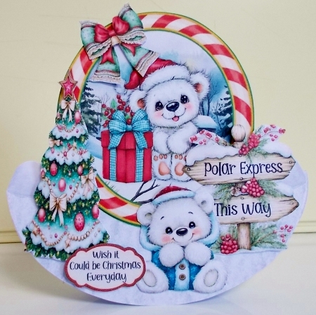 Frosty Christmas 8 Rocker by Pam Stubley