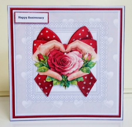 Anniversary Roses7x7  Mini Kit by Pam Stubley