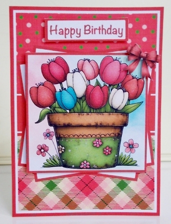 Flowers In Bloom #5 Mini Kit 5x7 (3) by Pam Stubley