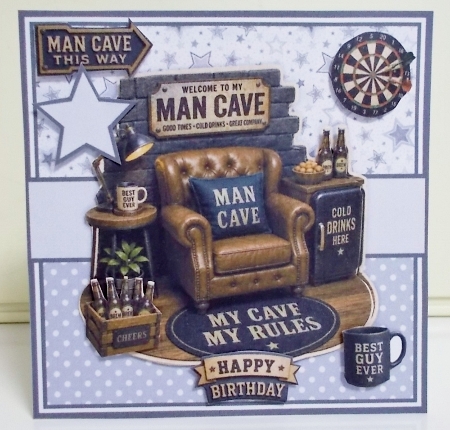 MAN CAVE by Pam Stubley
