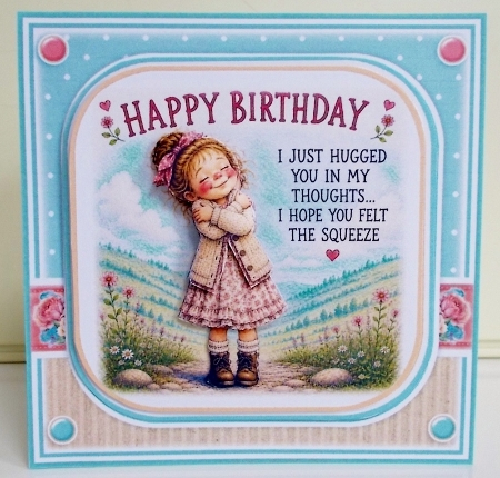 I Just Hugged You In My Thoughts (Girl) by Pam Stubley