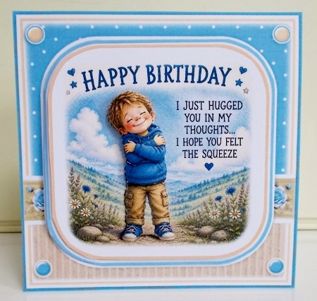 I Just Hugged You In My Thoughts (Boy) by Pam Stubley