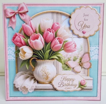 Window  Tulips Mini Kit by Pam Stubley