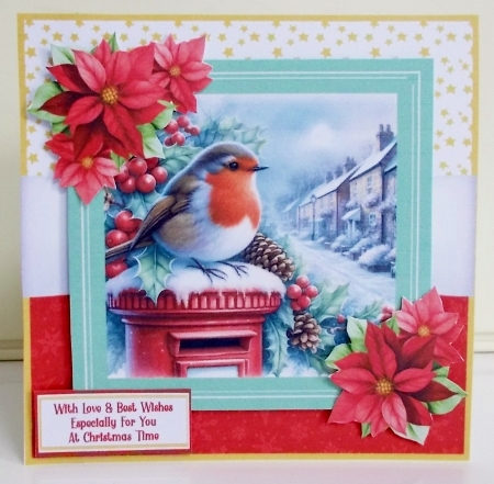 Christmas Robins - 7x7 Mini Kit by Pam Stubley