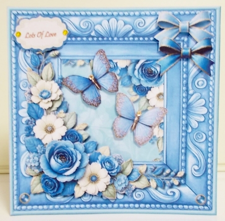 Mixed Flowers 8x8 by Pam Stubley