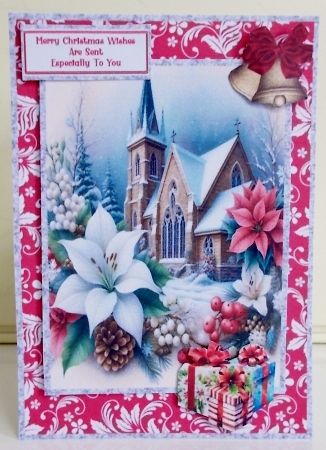 The Winter Village Church - 5x7 Mini Kit by Pam Stubley