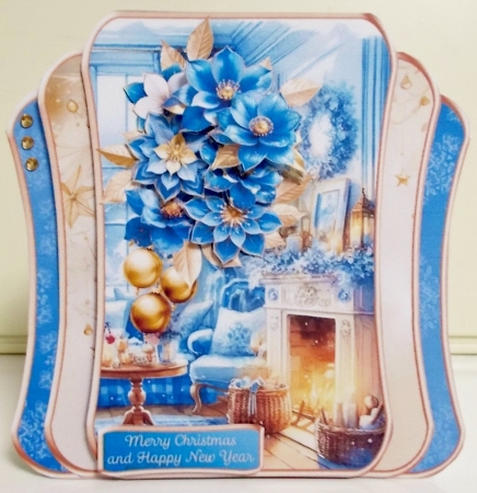 Fireside Christmas - Three Layer Card Mini Kit by Pam Stubley