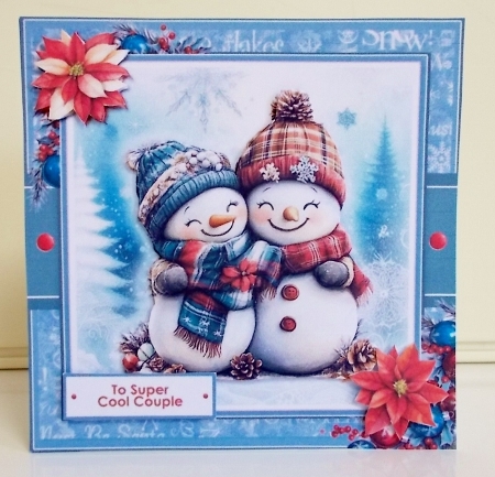 6x6 ~ Super Cool Couple Christmas by Pam Stubley