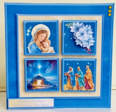 Christmas Nativity - Square Layers Card Mini Kit Featured Gallery Photo