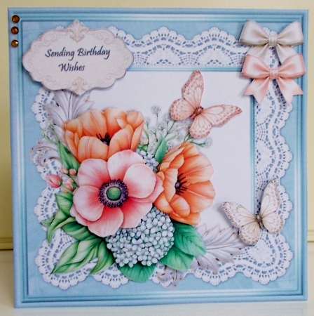 Anemonus And Lace   8x8 Mini Kit by Pam Stubley