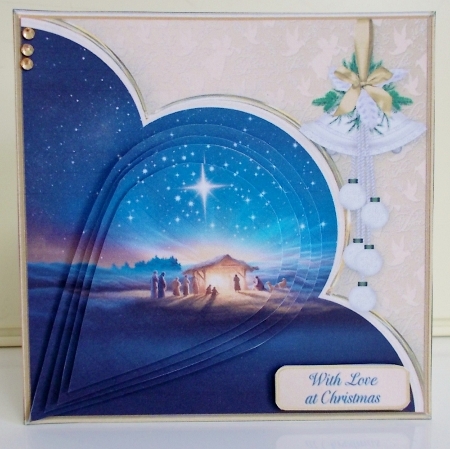 Follow the Star - Teardrop Pyramid Card Mini Kit by Pam Stubley