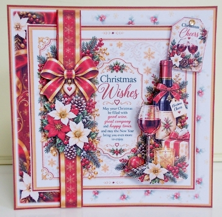 A Little Christmas Tipple 7x7 by Pam Stubley