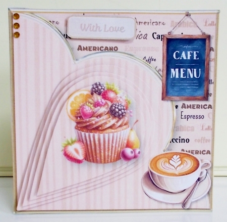Coffee Break - Teardrop Pyramid Card Mini Kit by Pam Stubley
