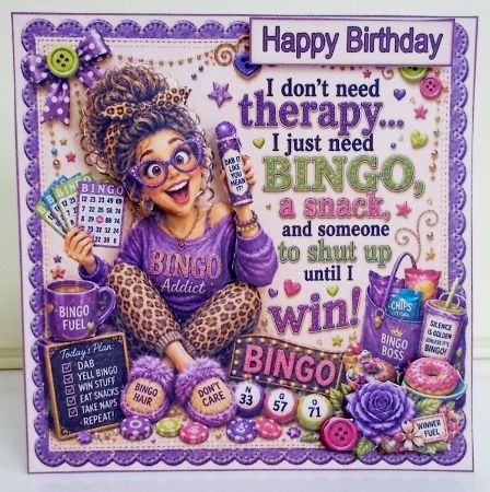 Bingo Boss Mini Kit **Includes 5X7, 6x6, 7x7 8X8 Card Bases**    by Pam Stubley