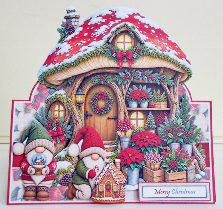 Christmas Gnome Tent Card Mini Kit by Pam Stubley
