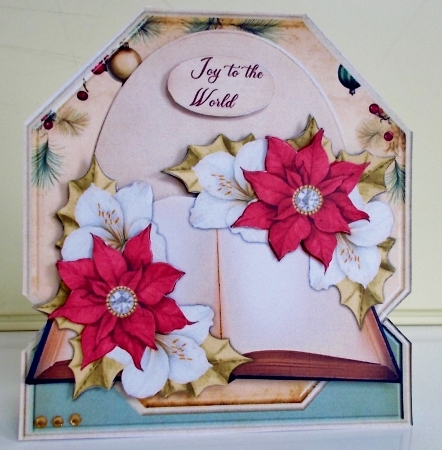 Shaped Topper   Elegant  Christmas  Mini Kit  8x8 by Pam Stubley