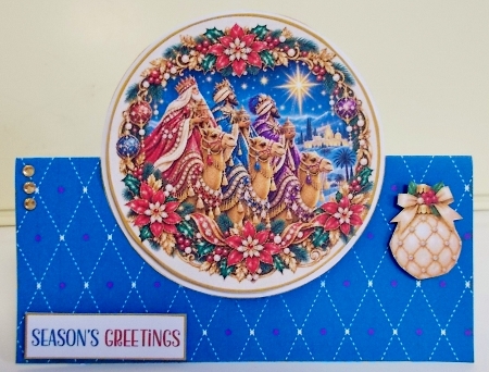 Christmas Three Kings Tent Card Kit-7 by Pam Stubley