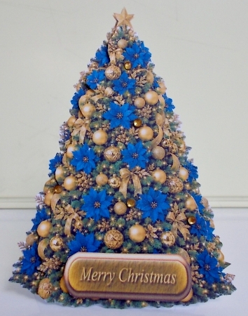 5 x 7 Christmas Tree Shaped Card by Pam Stubley