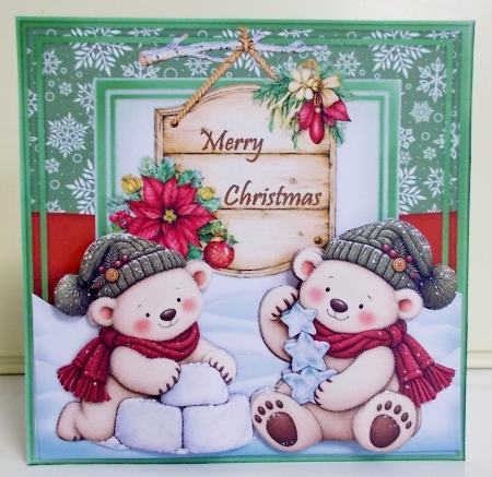 Snow Fun Polar Bears Mini Kit by Pam Stubley