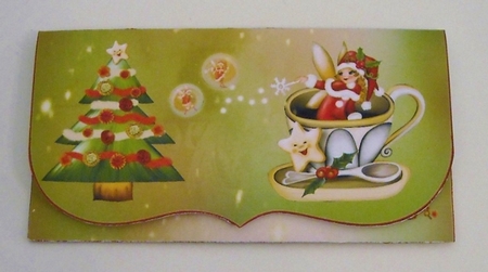 Christmas Fairy Money Wallet by Pam Stubley