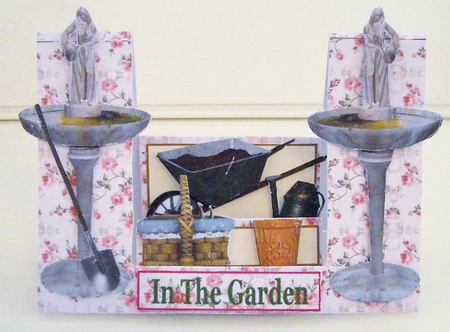 Birthday In the Garden Decoupage Stepper Card Kit by Pam Stubley