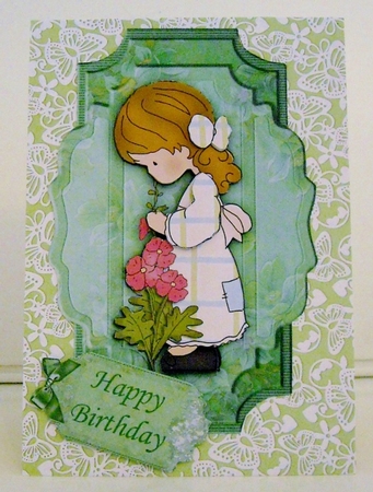 Flower Girls Toppers and Decoupage Mum by Pam Stubley