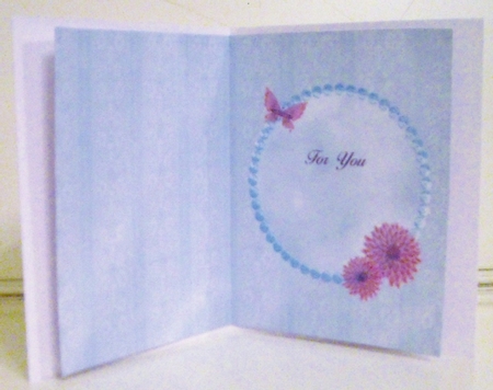 Butterflies & Dahlias Insert by Pam Stubley