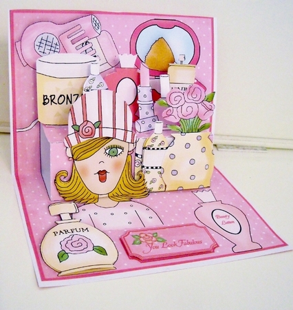 Pop & Slot - Beauty Parlour - Card Kit by Pam Stubley