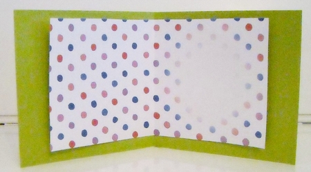 Men's Dotty Square Portrait or Landscape Insert by Pam Stubley