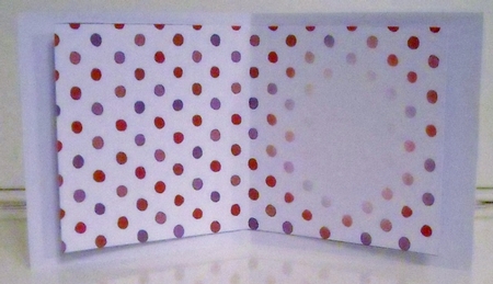 Men's Dotty Square Portrait or Landscape Insert by Pam Stubley