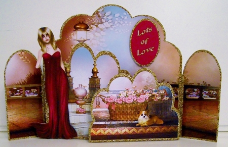 Ruby in the Garden 3D Stand Alone Kit by Pam Stubley