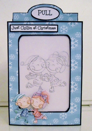 Magic Slider Kit - Cool Christmas Couple by Pam Stubley