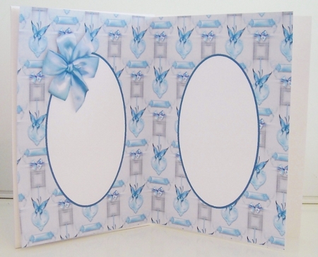 Blue Butterflies Insert by Pam Stubley