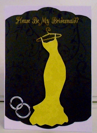 Will You Be My Bridesmaid Moder Card by Pam Stubley